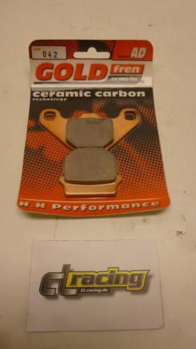 Bremsbelge brake pads passt an Piaggio Vespa Nrg 50 06-18 passt an Kawasaki Ksr