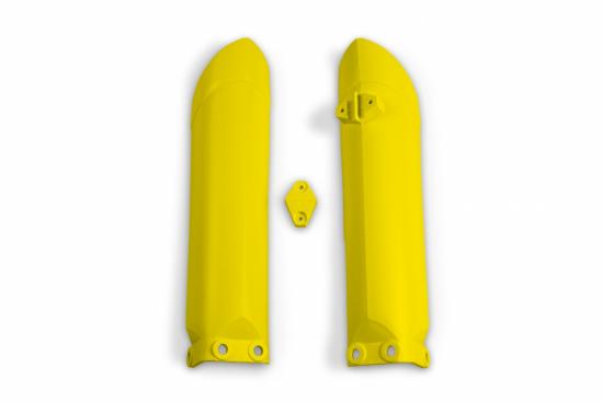 Gabelschutz Gabelprotektoren fork guards passt an Ktm Exc 200 16-23 125 450 gelb