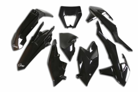 Verkleidungssatz Plastiksatz plastic kit passt an Ktm Exc 125 150 250 17-19 sw