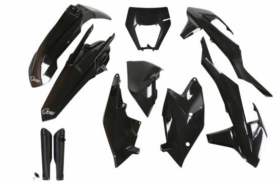 Verkleidungssatz Plastiksatz plastic kit passt an Ktm Exc 125 150 250 17-19 sw