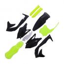 Verkleidungssatz Plastiksatz plastic kit passt an Kawasaki Kxf 450 17-18 sw-gelb