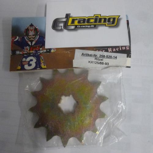 Ritzel 14 Zhne passt an Kawasaki Kx 125 88-93