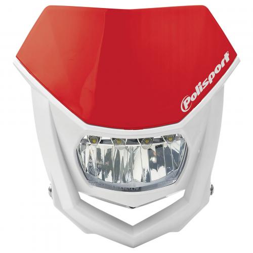 Lichtmaske Halo Led universal Lampenmaske headlight passt an Ktm wei-rot