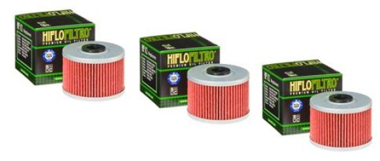 3x Hiflo HF112 lfilter oilfilter passt an Kawasaki passt an Honda passt an GasGas 