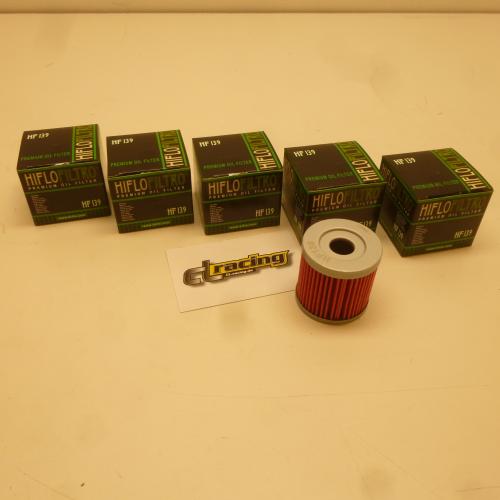 5x Hiflo HF139 lfilter oilfilter passt an Kawasaki Klx Kfx passt an Suzuki Drz