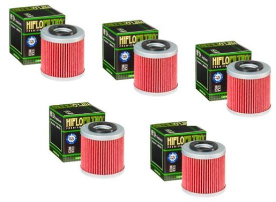 5x Hiflo HF154 lfilter oilfilter passt an Husqvarna Te 250 410 450 510 610 Tc