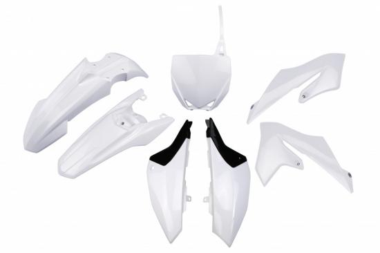 Verkleidungssatz Plastiksatz plastic kit passt an Yamaha Yz 65 19-25 wei-sw