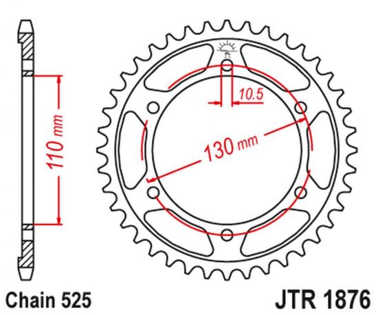 Kettenrad 43 Zhne sprocket passt an Suzuki Gsx-R 600 11-17 passt an Yamaha sw