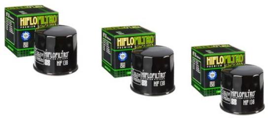 3x Hiflo HF138 lfilter oilfilter passt an Suzuki Gsf passt an Aprilia Rsv Klv