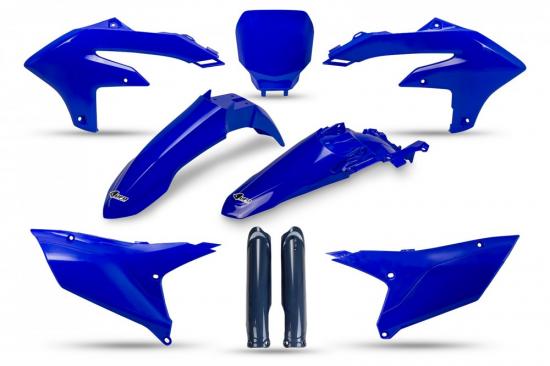 Verkleidungssatz Plastiksatz plastic kit fork passt an Yamaha Yzf 250 24-26 blau