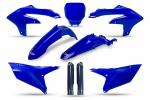 Verkleidungssatz Plastiksatz plastic kit fork passt an Yamaha Yzf 250 24-26 blau