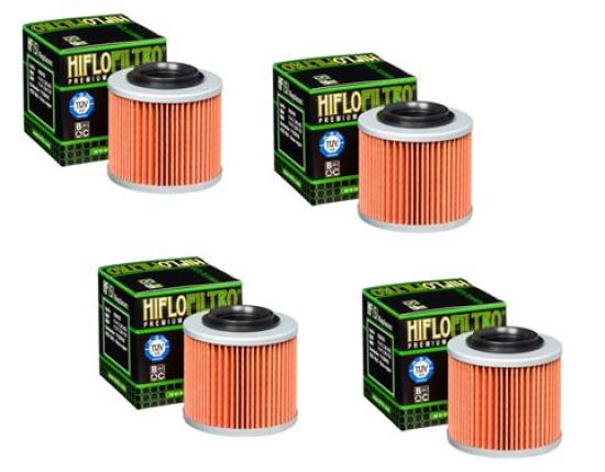 4x Hiflo HF151 lfilter oilfilter passt an Bmw F G 650 passt an Aprilia Gs Tr Sx