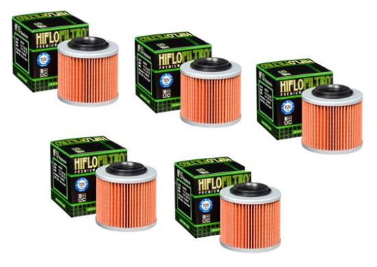 5x Hiflo HF151 lfilter oilfilter passt an Bmw F G 650 passt an Aprilia Gs Tr Sx