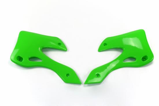 Tankverkleidung Khlerabdeckung radiator scoop passt an Kawasaki Kx 125 99-02 gr