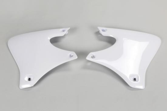 Tankverkleidung Khlerspoiler radiator scoops passt an Yamaha Wrf 250 01-02 wei