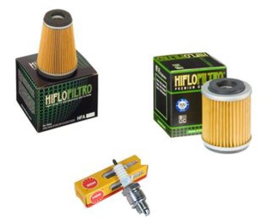 Wartungssatz �lfilterset Z�ndkerze spark splug passt an Yamaha Vp 125 08-16 Yp