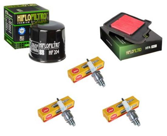 Wartungssatz �lfilterset Z�ndkerzen spark splug passt an Yamaha Mt-09 850 13-20