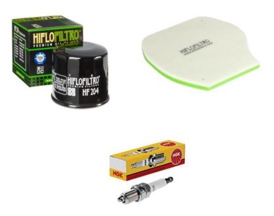 Wartungssatz �lfilterset Z�ndkerze spark splug passt an Yamaha Yfm 700 Grizzly