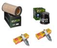 Wartungssatz �lfilterset Z�ndkerzen spark splug passt an Kawasaki Er 500 97-06