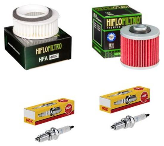 Wartungssatz �lfilterset Z�ndkerzen spark splug passt an Yamaha Xvs 650 97-07