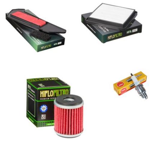 Wartungssatz �lftilterset Z�ndkerze spark splug passt an Yamaha Czd 300 A Mw