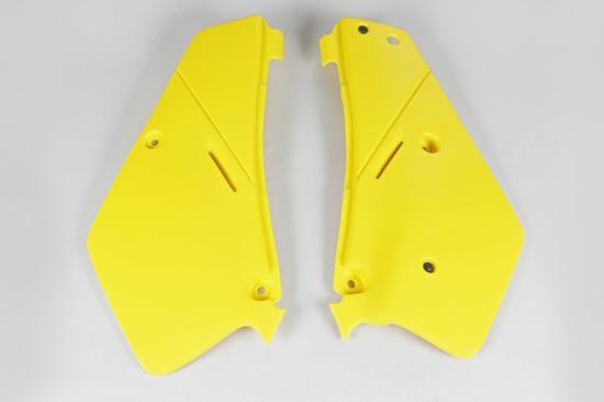 Seitenverkleidung Abdeckung side panels passt an Suzuki Rm 80 86-99 gelb 2. Wahl
