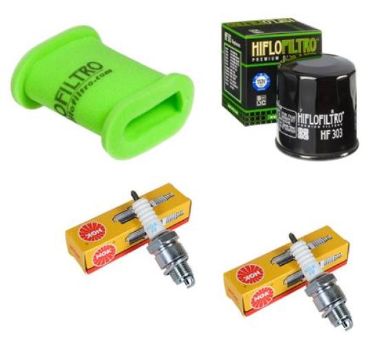 Wartungssatz �lfilterset Z�ndkerze spark splug passt an Kawasaki Kle 500 91-07