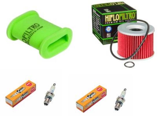 Wartungssatz lftilterset Zndkerze spark splug passt an Kawasaki EL 250 88-03