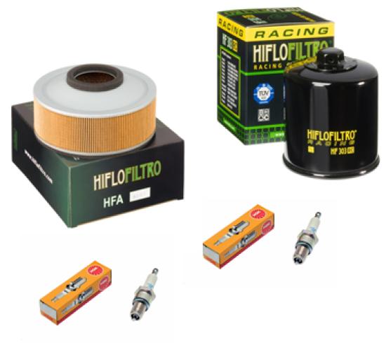 Wartungssatz lftilterset Zndkerze spark splug passt an Kawasaki Vn 800 95-06