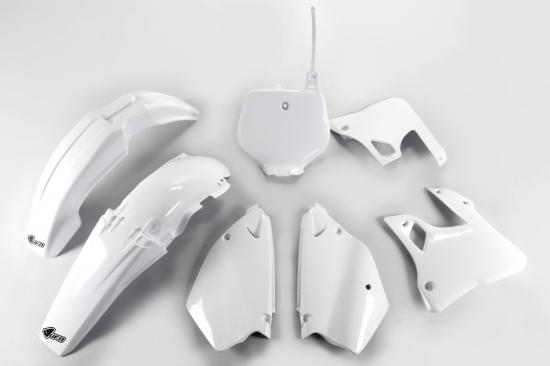 Verkleidungssatz Plastiksatz plastic kit passt an Yamaha Yz 125 250 96-99 wei
