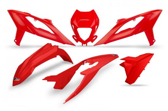 Verkleidungssatz Plastiksatz plastic kit passt an Beta Rr 250 300 450 23-24 rot