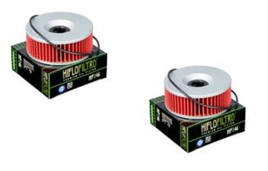 2x Hiflo HF146 lfilter oilfilter passt an Yamaha Vmx-12 86-95 Xs 750 1100 Xvz 