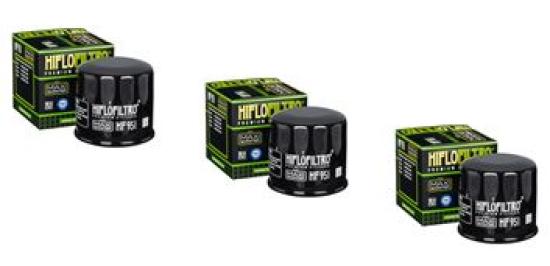 3x Hiflo HF951 lfilter oilfilter passt an Honda Fjs 400 06-16 passt an Yamaha 