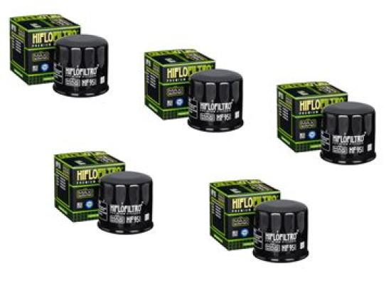 5x Hiflo HF951 lfilter oilfilter passt an Honda Fjs 400 06-16 passt an Yamaha 