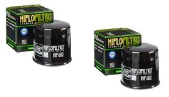 2x Hiflo HF682 lfilter oilfilter passt an Triton Reactor 450 R 08-16 Te G 520 F