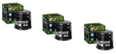 3x Hiflo HF682 lfilter oilfilter passt an Triton Reactor 450 R 08-16 Te G 520 F