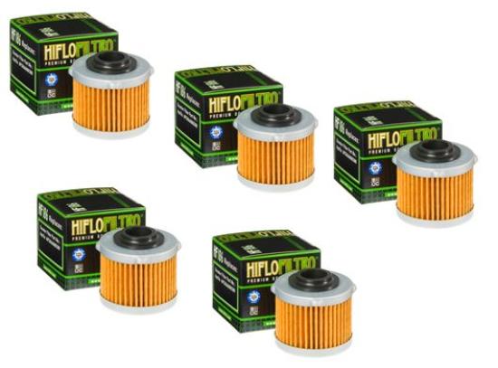 5x Hiflo HF186 lfilter oilfilter passt an Aprilia Scarabeo 125 09-12 Scarabeo