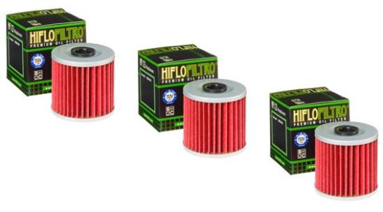 3x Hiflo HF123 lfilter oilfilter passt an Kawasaki Kef 300 01-03 Kfx Kl Klf Klx