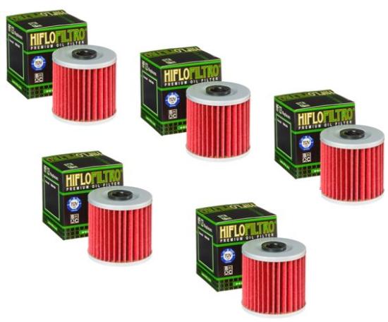 5x Hiflo HF123 lfilter oilfilter passt an Kawasaki Kef 300 01-03 Kfx Kl Klf Klx
