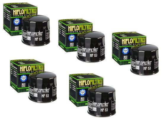 5x Hiflo HF153 lfilter oilfilter passt an Bimoto Db 10 1100 12-15 Alazzurra 350