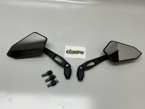 Spiegelpaar Gelenkspiegel mit Gelenk mirror Motorrad Enduro Moped