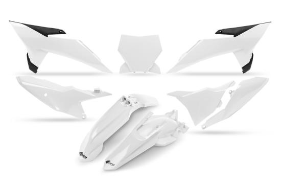 Verkleidungssatz Plastiksatz plastic kit fork passt an Ktm Sx 85 2025 wei