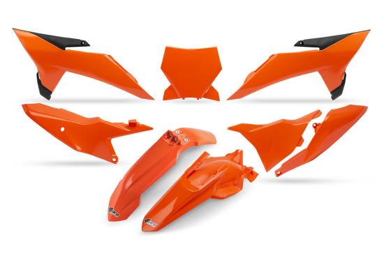 Verkleidungssatz Plastiksatz plastic kit fork passt an Ktm Sx 85 2025 orange