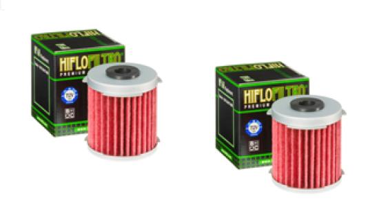 2x Hiflo HF168 lfilter oilfilter passt an Daelim Otello 125 07-15 Freewing Ns