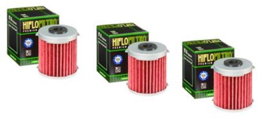 3x Hiflo HF168 lfilter oilfilter passt an Daelim Otello 125 07-15 Freewing Ns