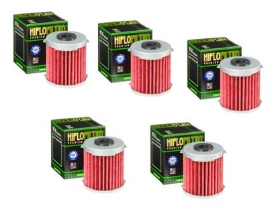 5x Hiflo HF168 lfilter oilfilter passt an Daelim Otello 125 07-15 Freewing Ns