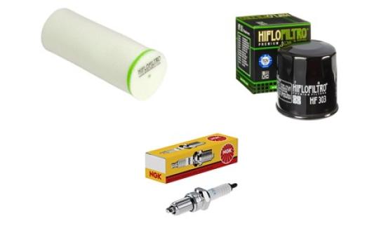 Wartungssatz lftilterset Zndkerze spark splug passt an Yamaha Mwd 300 20-24