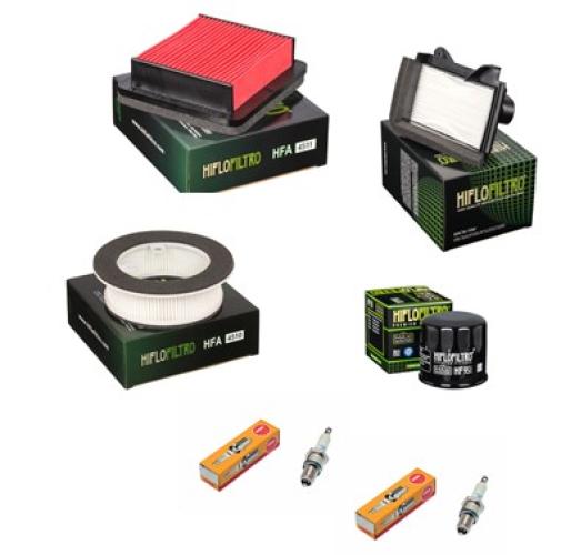 Wartungssatz �lfilterset Z�ndkerzen spark splug passt an Yamaha Xp 530 17-19