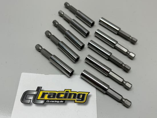 10x Einsatz fr Bit Bithalter mit Magnet Biteinsatz fr Spannfutter Akkuschraube
