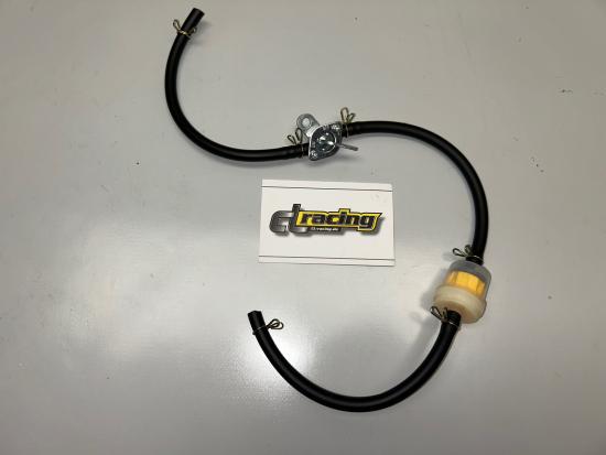 Benzinhahn Benzinfilter Kraftstofffilter Benzinschlauch Mofa Moped Roller Traktor Rasenmher